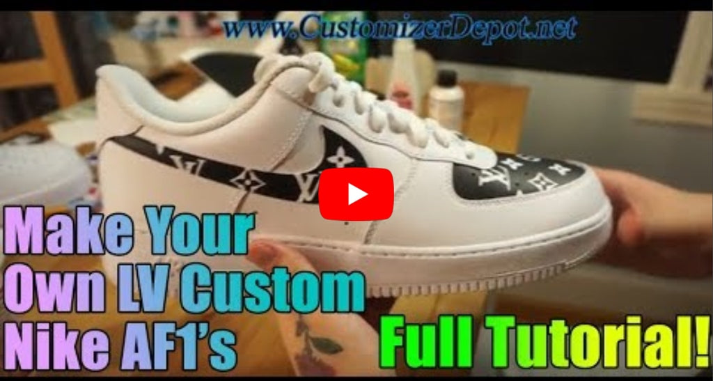Custom Air Force 1 Supreme Louis Vuitton LV [Custom Shoes] 